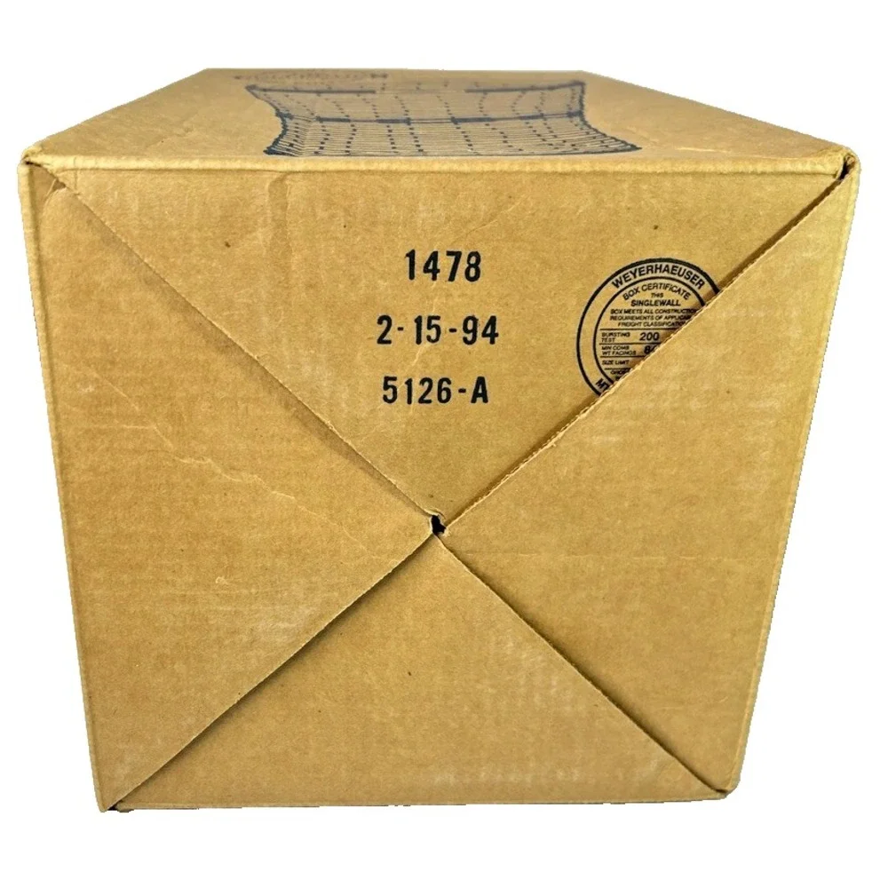 Longaberger JW Collection UMBRELLA BASKET with Fabric Liner Protector Box 1994